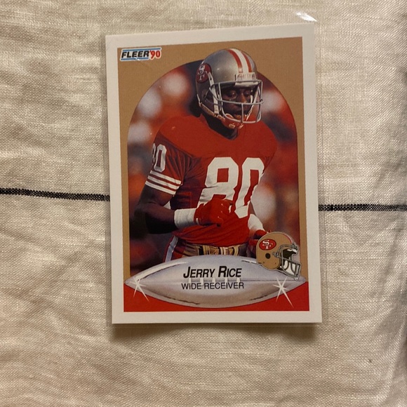 FLEER’90 Jerry Rice WR football card - Picture 1 of 4
